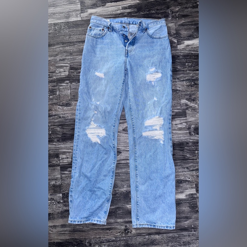 Levi’s 501 90s women’s jeans in Sketch Artist 27x32